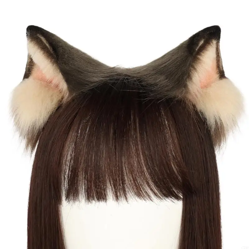 C71F ファッショナブルなヘアバンドかわいいヘッドピース耳ヘッドバンドパーティーや日常着に