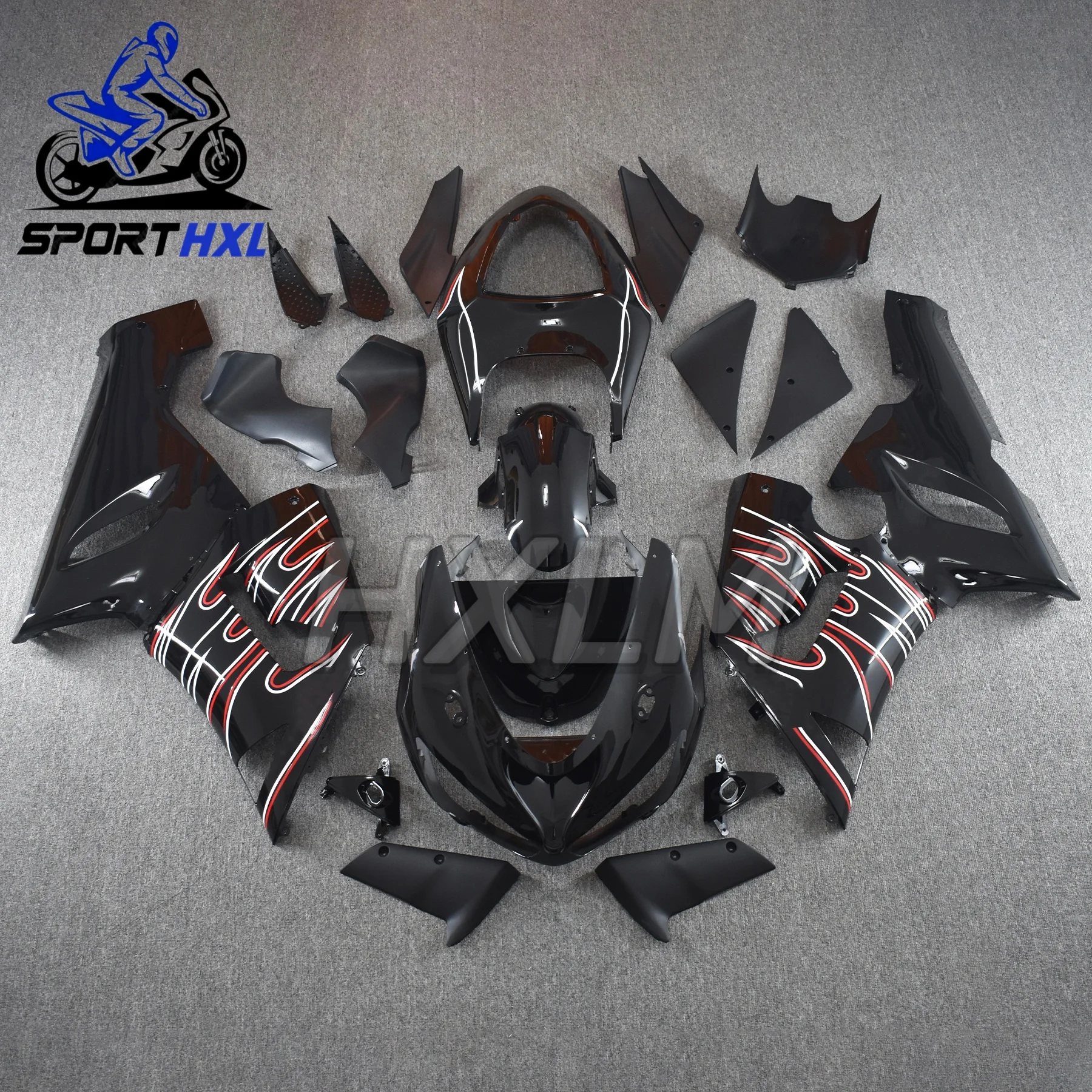 Motorcycle For Kawasaki ZX6R 2005 2006 Year Full Fairing Kit 636 ZX 6R Injection Customize Bodywork Cowling 5
