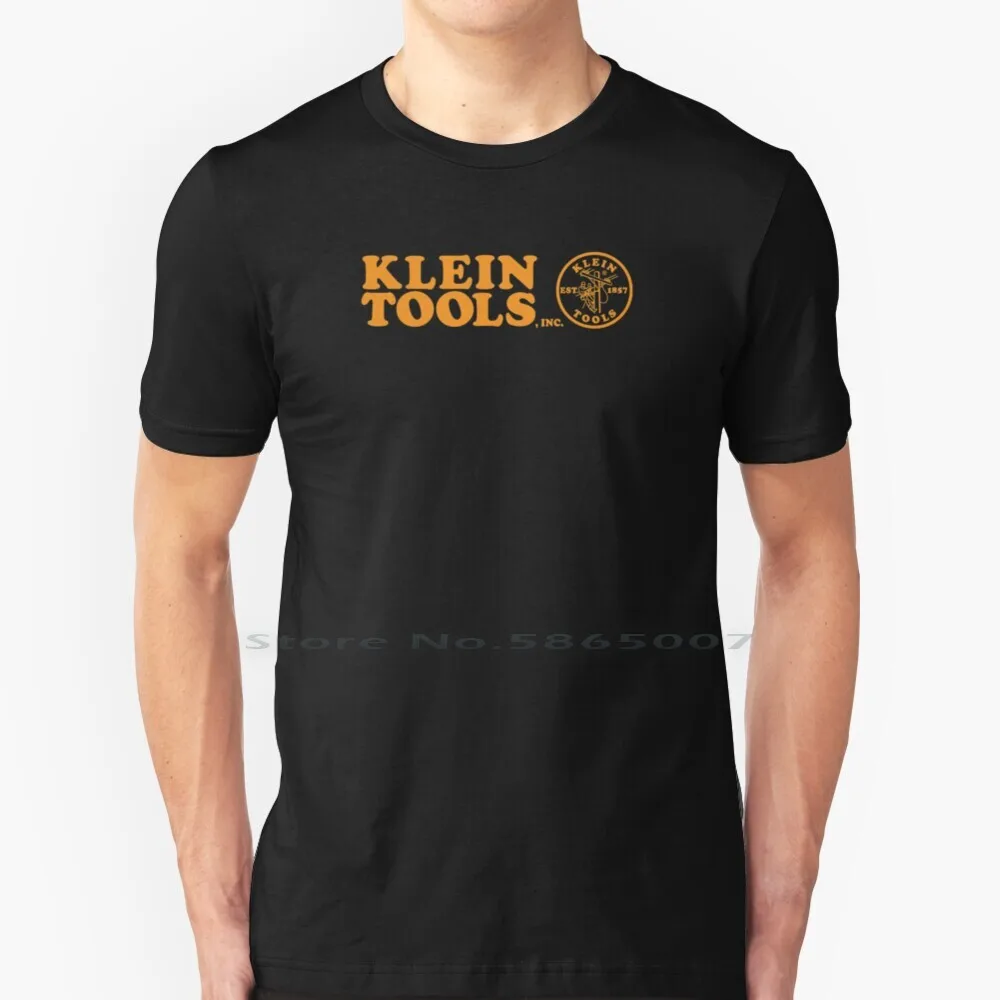 Power Tools-Klein Logo 100% Cotton T Shirt Festool Ryobi Ridgid Black Dekker Kobalt Hart Skil Tools Metabo Ronix Hercules Cable