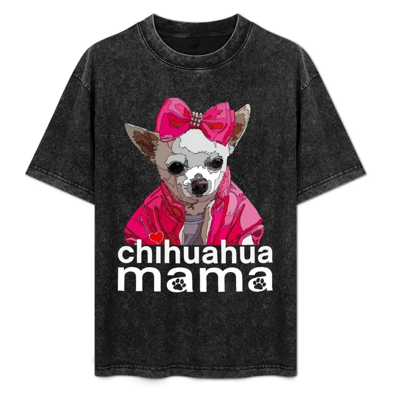 

Lovely Chihuahua Mama With A Bow T-Shirt summer 2025 topping funny shirt cotton summer tops men t shirts high quality