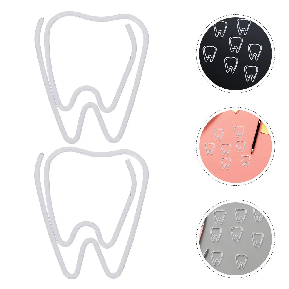 150pcs-cute-tooth-shaped-paper-clips-metal-bookmark-paperclips-for-office-study-documents-files-journal-pages-notes-organizer