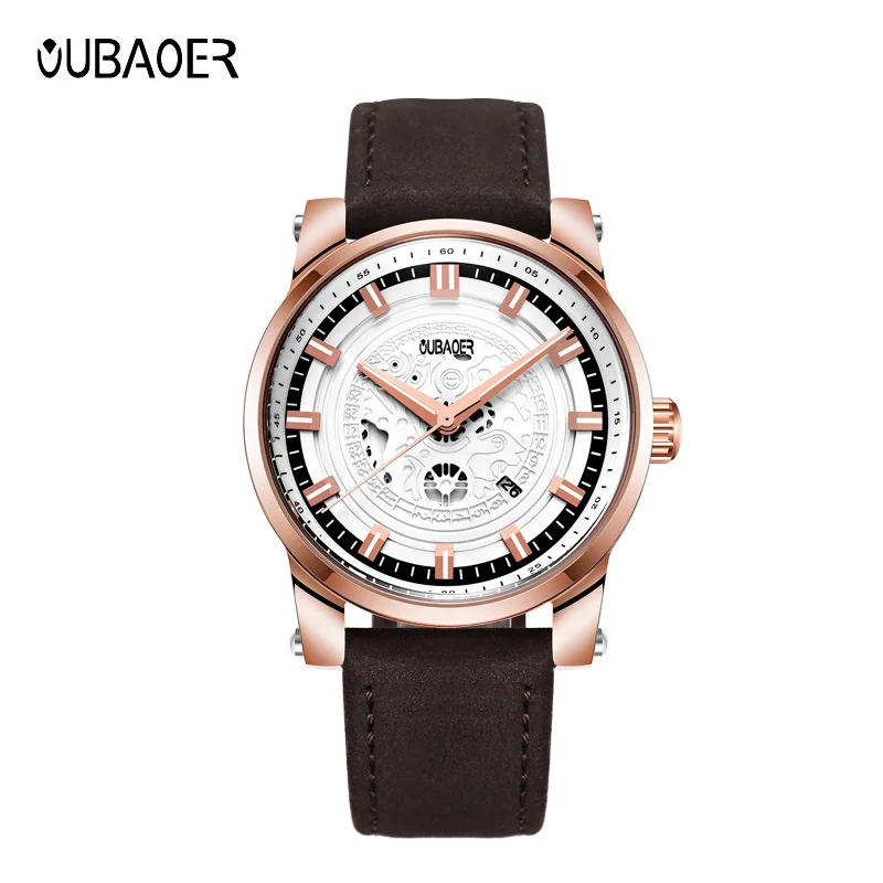 

Мужские стильные деловые часы с аналоговым кварцевым механизмом, светящимися стрелками, 30 м, водонепроницаемые, повседневные, с кожаным ремешком, модные часы