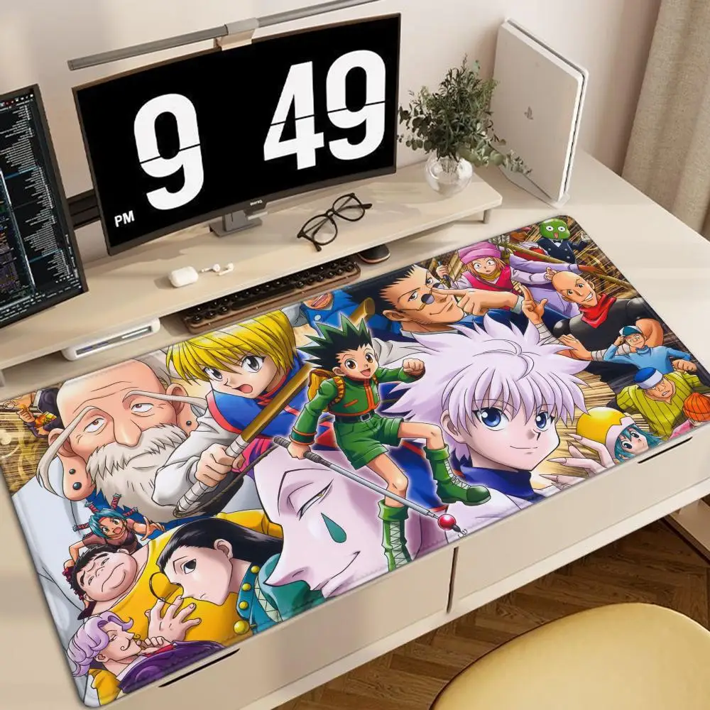 

Большой коврик для мыши Hunter x Hunter Коврик для мыши XXL Игровые аксессуары Офисная геймерская клавиатура Настольный коврик Нескользящий коврик для мыши в стиле аниме для ноутбука