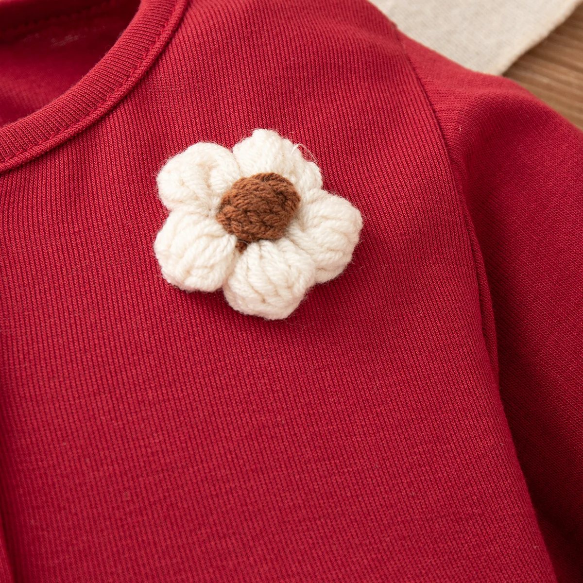Baby Girl Dress Spring And Autumn Flowers And Strawberry Pattern Long-Sleeved Fluffy Baby Dresses Cute Casual Girls Dress image 4