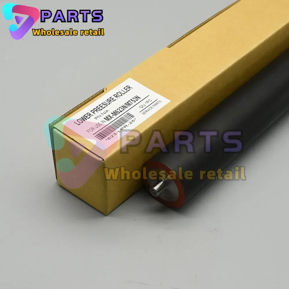 1PC Lower Fuser Pressure Roller compatible for Sharp MX 623 753 Compatible MX623 MX753 Copier Spare Parts