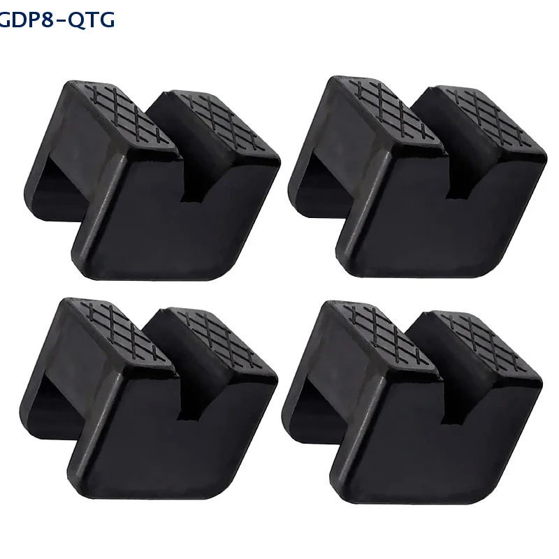 Almohadilla de goma para gato de coche, soporte de gato de elevación ranurado, almohadillas de goma, herramientas de reparación universales, adaptador Protector de marco, herramientas de elevación