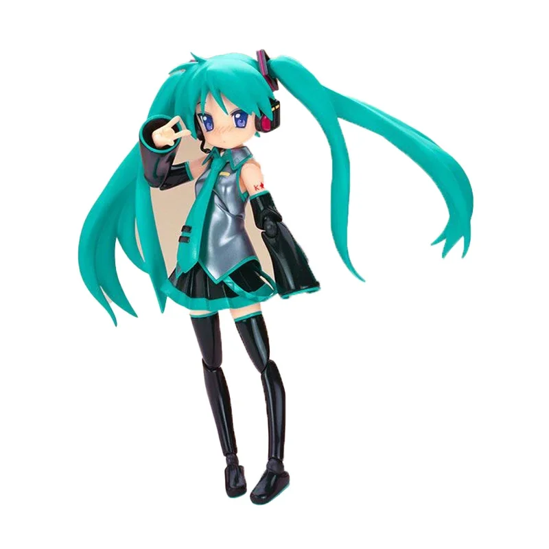 Original Genuine Max Factory FIGMA 035 Hiiragi Kagami Cosplay Hatsune Miku Lucky Star Model Animation Character Action Toy