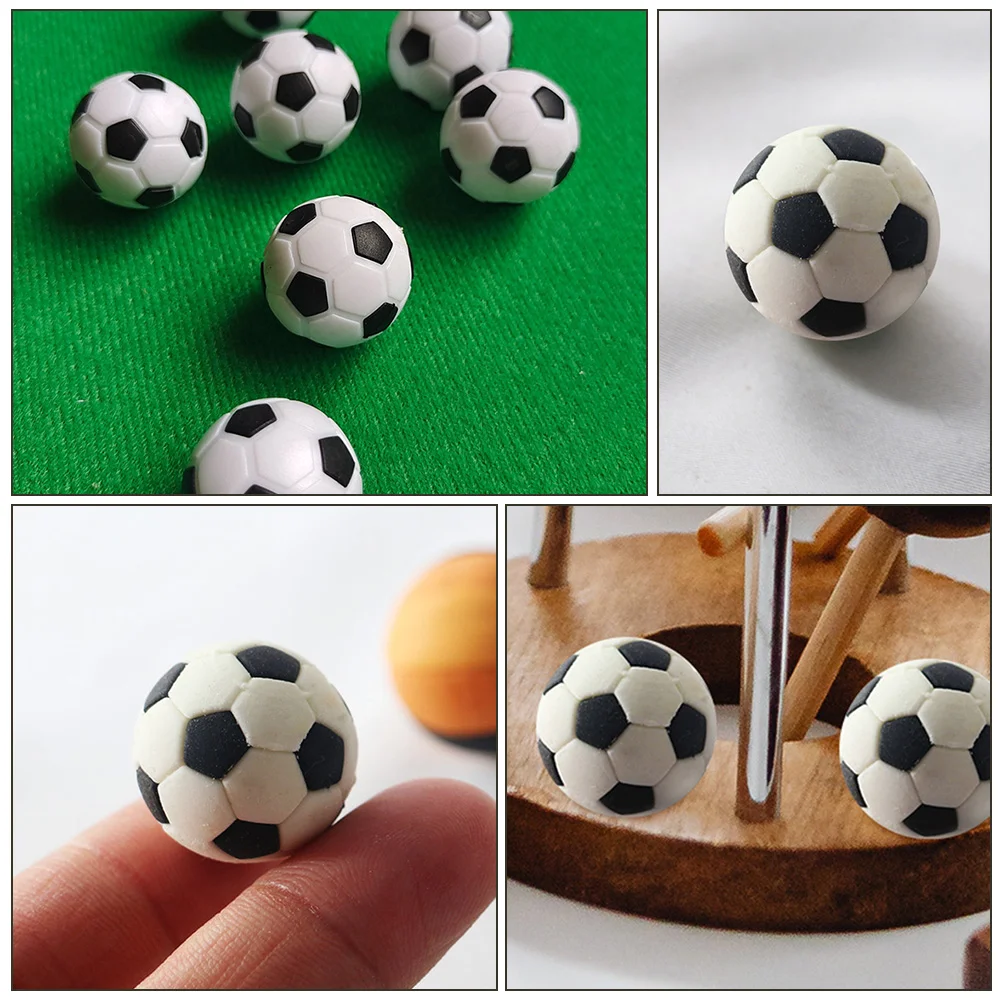 Balón de fútbol en miniatura para casa de muñecas, taza vacía, modelo de agua, accesorios, pelotas deportivas