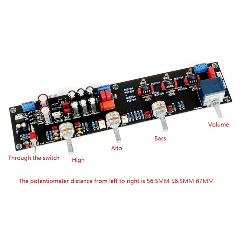 A8 Luxury Tone Board JRC5532+ALPS27 Type Potentiometer Preamplifier