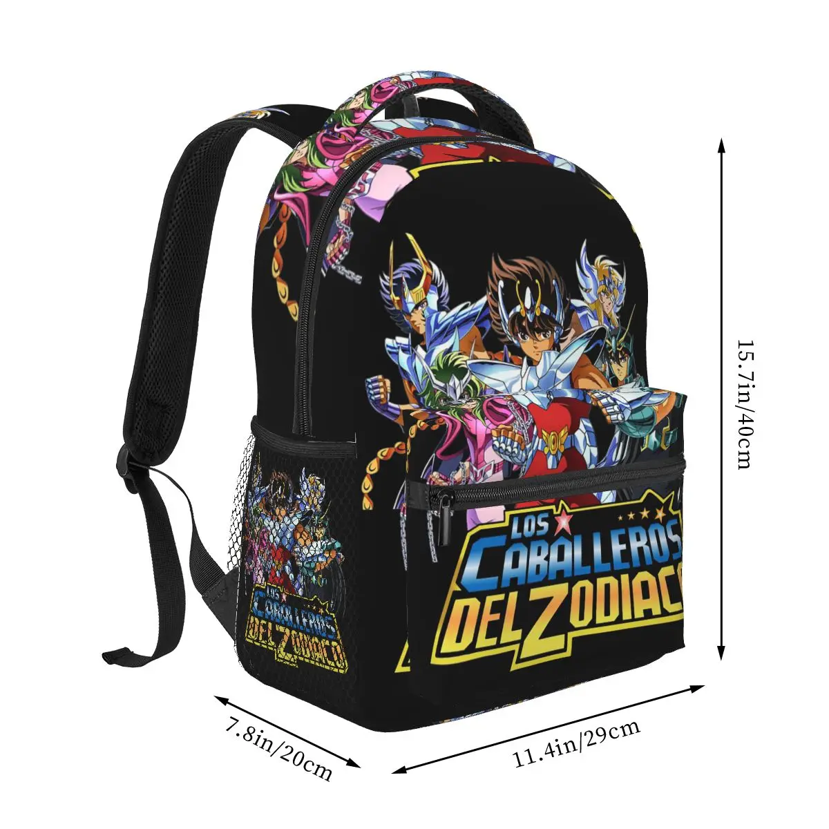 Knights Of The Zodiac Anime Saints Seiya Backpack Hot Sale Daypack Large Capacity Boys Girls BookBag School Bag Shoulder Bags