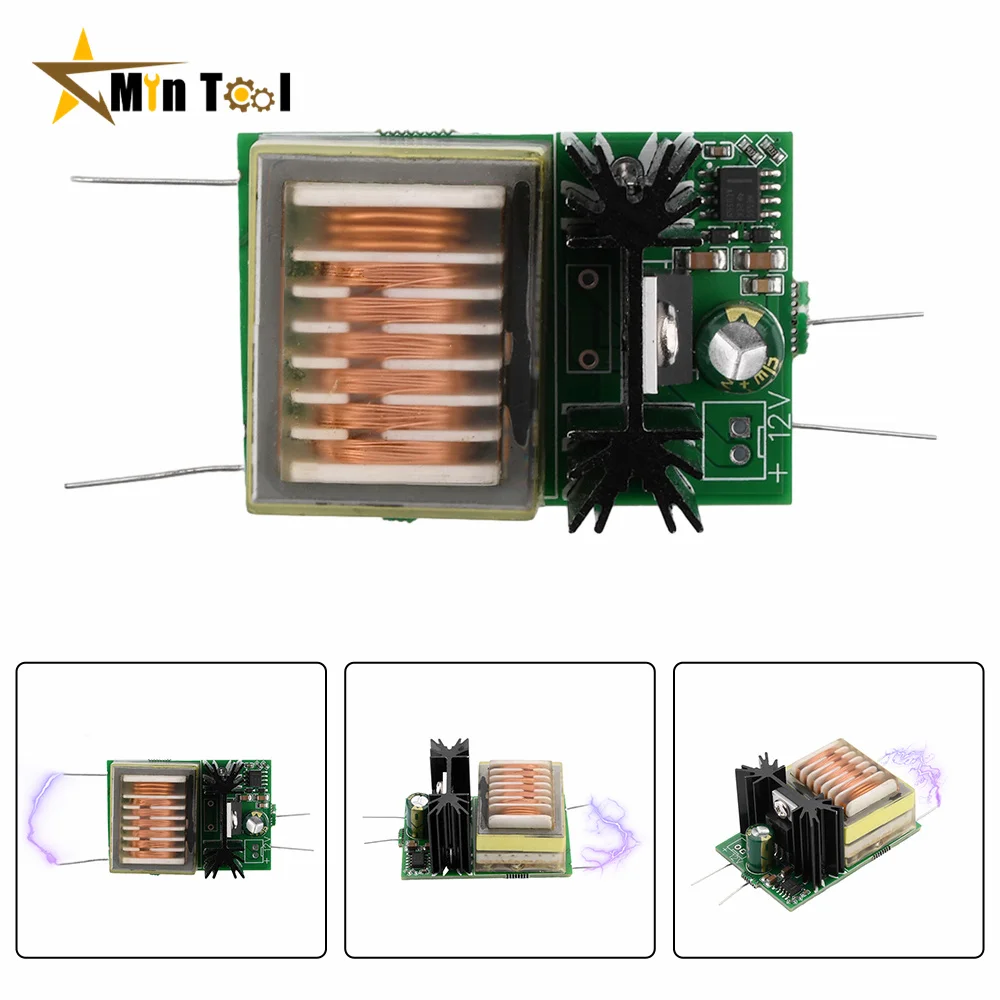 15KV High Voltage Module Arc Generator 20KHz High Frequency Industrial Igniter for DIY Electronic Component Kit