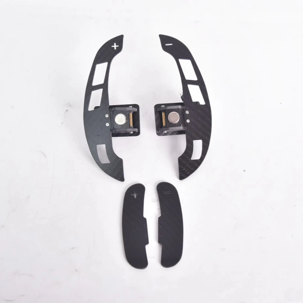 Newly Upgraded Carbon Fiber Magnetic Shift Paddles Enhance Driving Experience Suitable for Hyundai Santa Fe & Kia Stinger