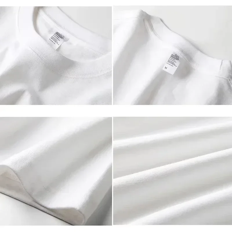 New Fashion High Street Biker Wang Ye Stampato Manica corta Girocollo T-shirt in cotone Abiti estivi per uomo e donna