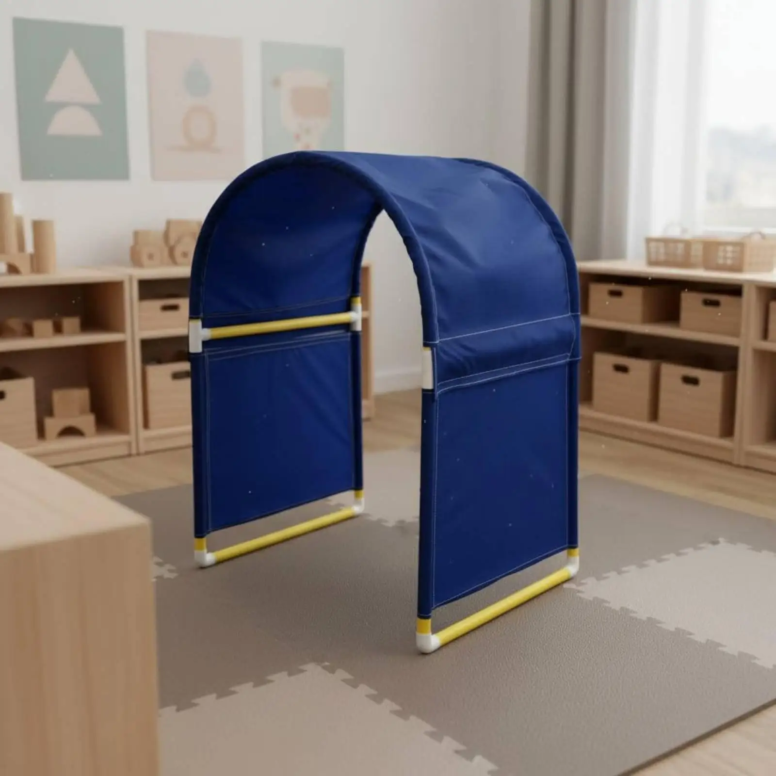 childrens-folding-crawl-tunnel-game-tent-for-kids-indoor-play-tube-with-sturdy-frame-for-coordination-training