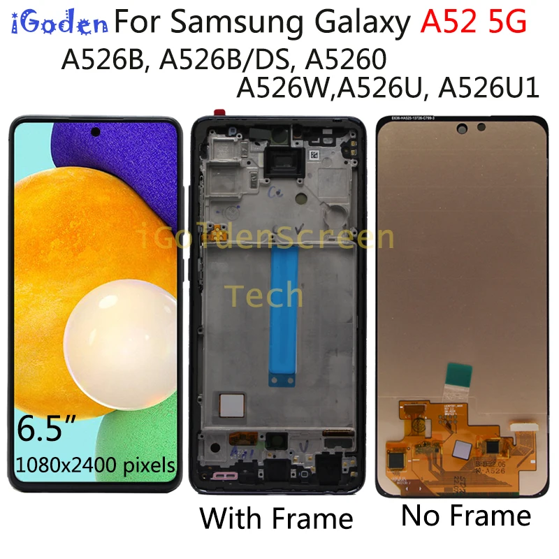 استبدال شاشة LCD لجهاز Samsung Galaxy A52 5G (موديل A526U: دليل شامل للشراء والتركيب
