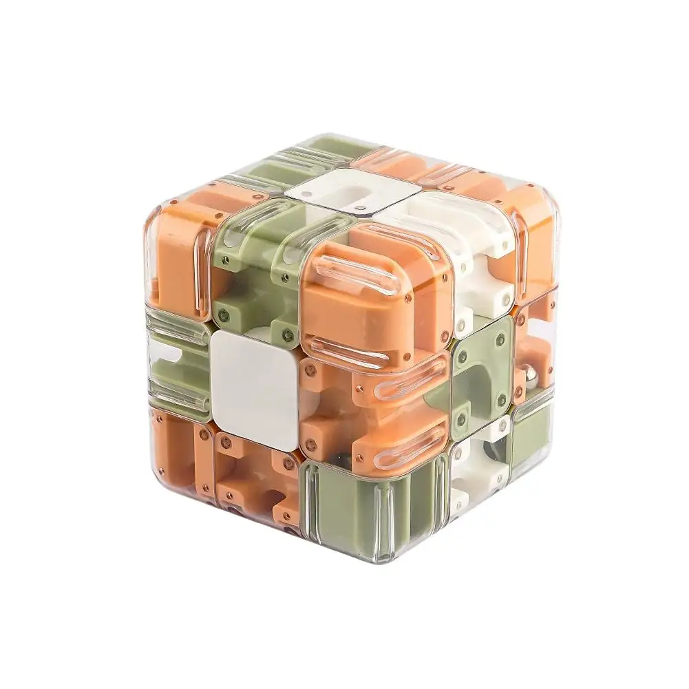 3D Maze Magic Cube Six-sided Kids Labyrinth Creative Transparent Puzzle Speed Cube Intelligence Cube Logical Thinking Party Gift