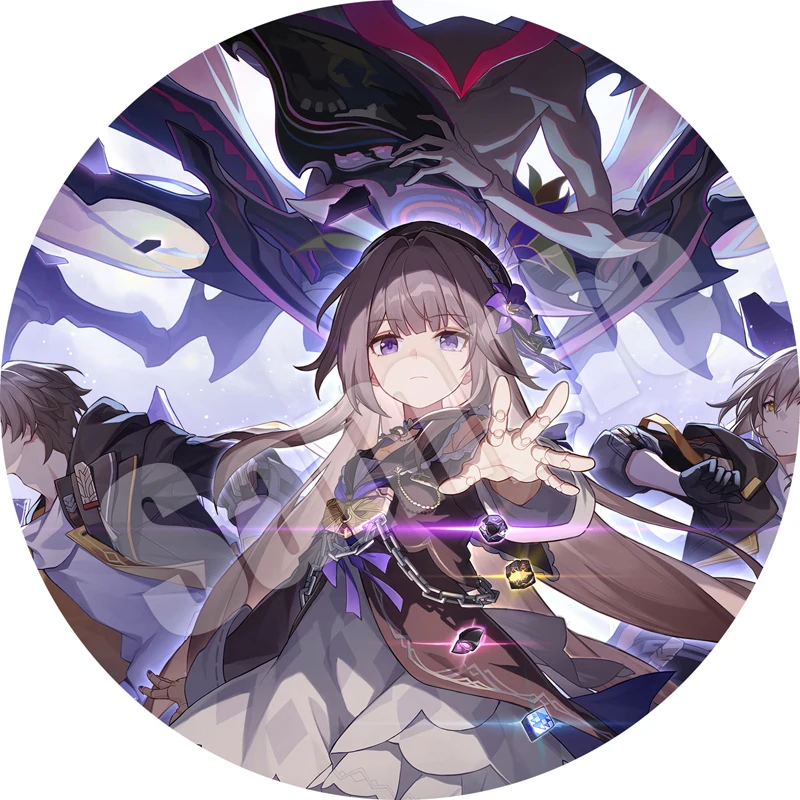 لعبة هونكاي: ستار السكك الحديدية شارات الأحد كافكا Feixiao دبابيس الكرتون الشكل التلبيب دبابيس للملابس القبعات زينة الأصدقاء الهدايا #5