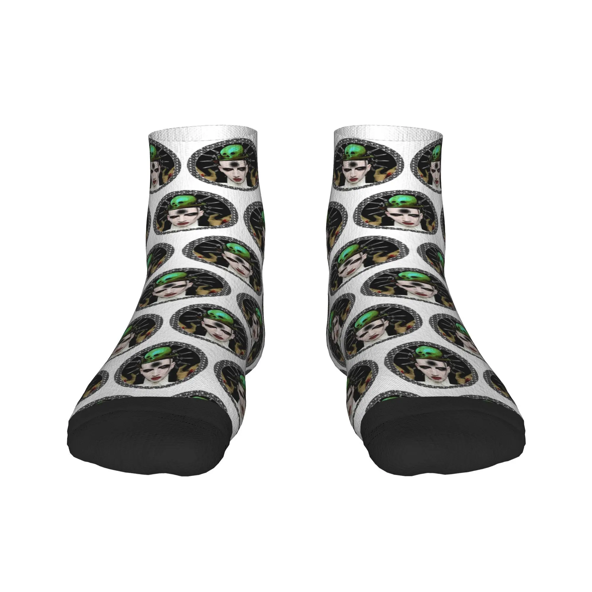 Calcetines Marilyn Manson Harajuku medias de alta calidad calcetines para todas las estaciones accesorios para regalo de cumpleaños de hombre y mujer
