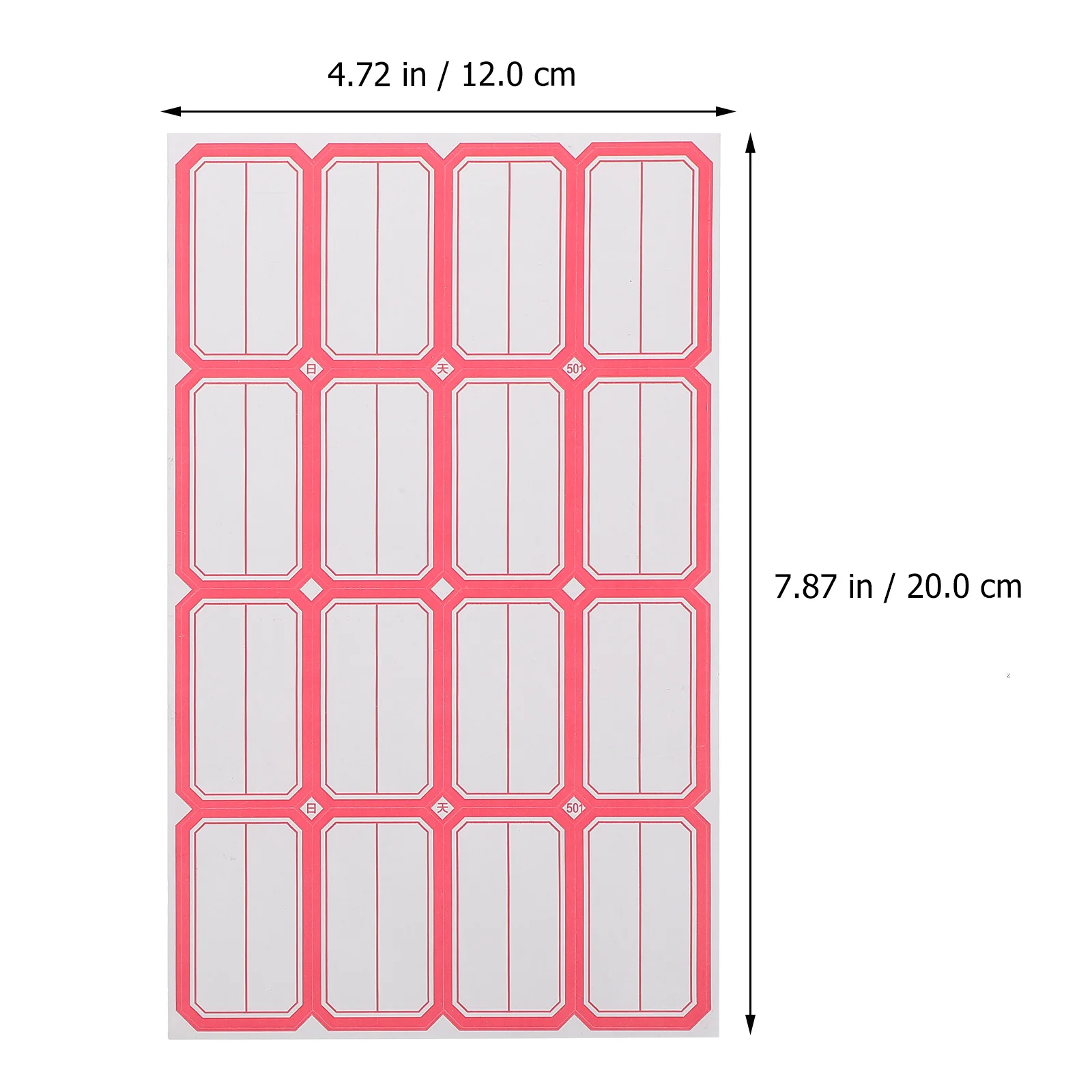 

136 Sheets Office Label Stickers Multi-Function Handwriting Price Labels Self-Adhesive Portable For Home Bedroom