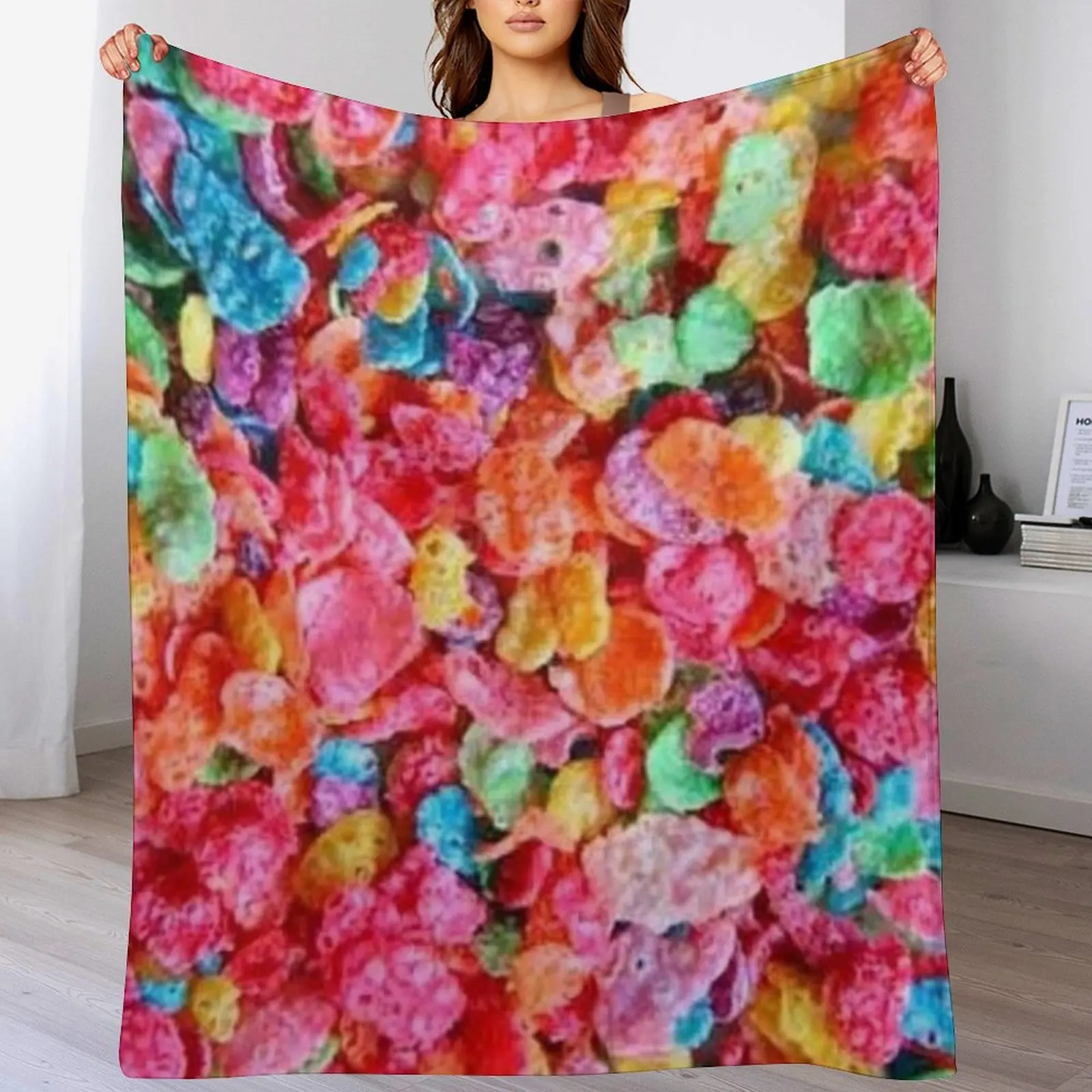 

Fruity Pebbles Throw Blanket For Baby Hairys Soft Big Furry Blankets