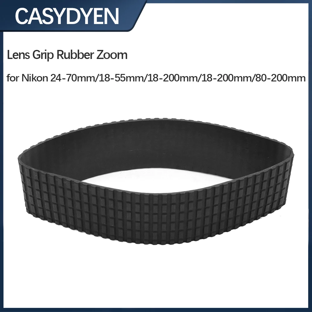 Lens Zoom Rubber Focus Rubber Grip Cover Ring For Nikon AF 24-70mm 18-55mm 18-200mm Camera Spare Part