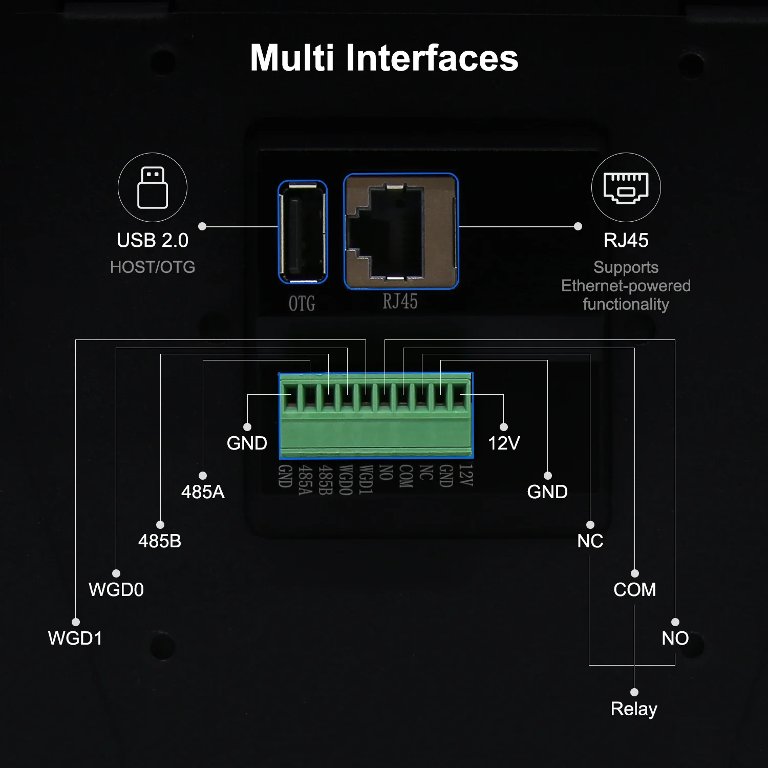 

Smart Home Control Panel Wall Mount Android Tablet 10.1" MT8768 4+64GB POE RS485 NFC Magnetic Charging
