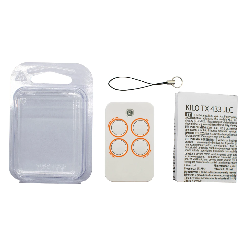 جهاز تحكم عن بعد في المرآب متوافق مع KBA TX4 ، TX2 ، JLC ، MHz ، من من من من من من نوع KBA TX4 ، TX2 ، JLC