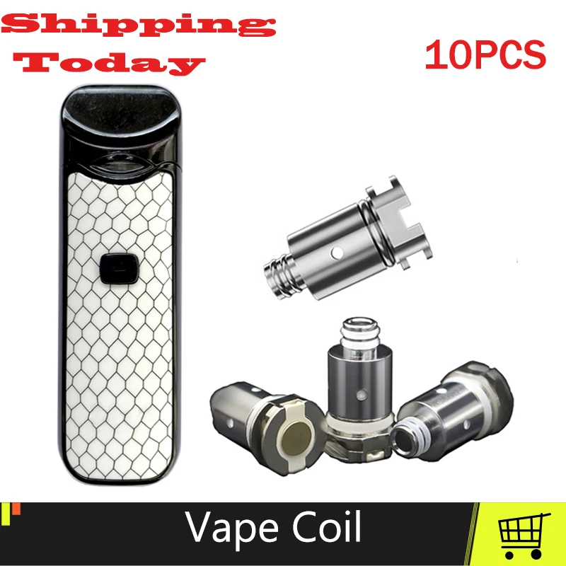 

10 шт. катушки Nord Vape MTL 0.8ohm сетчатые катушки для электронных сигарет Nord 2/NORD