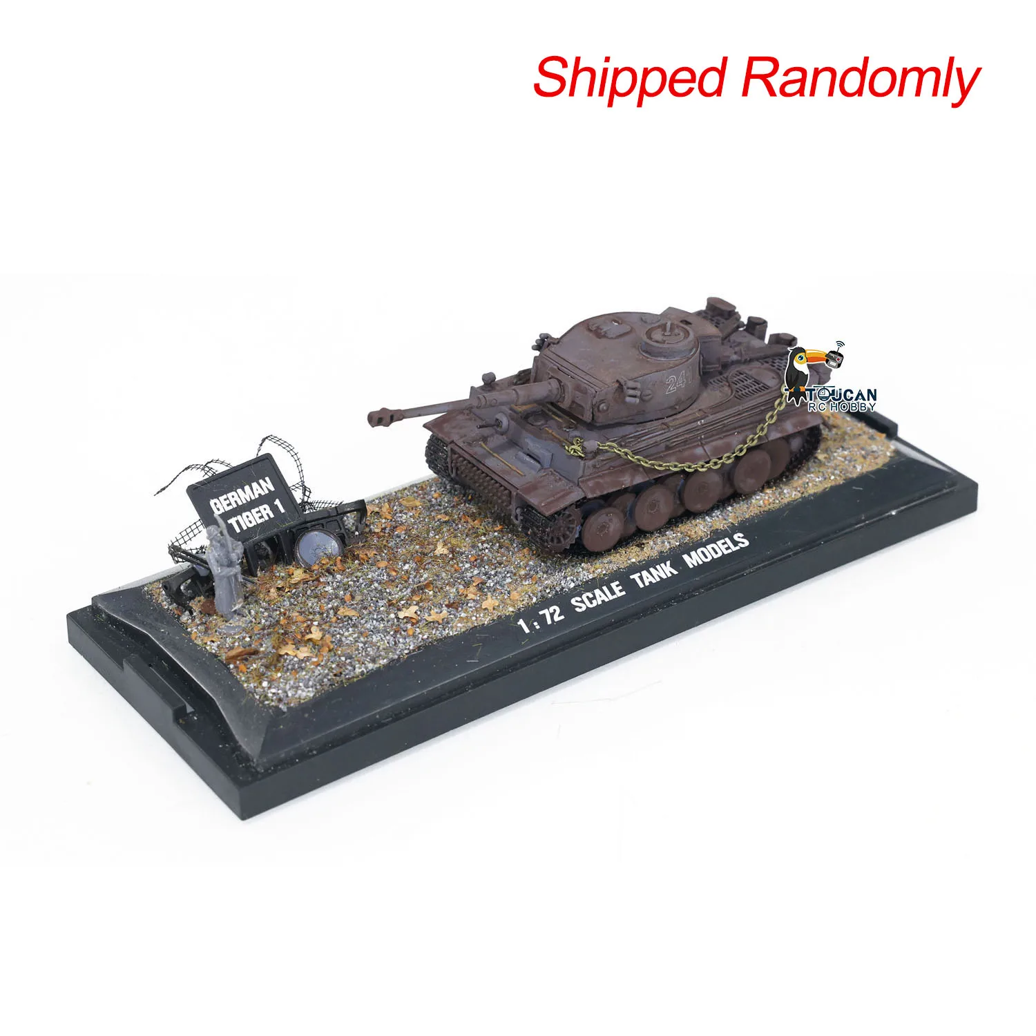 

Henglong Germany Tiger I 3818 Static Tank Model 1/72 Scale Assembled Tanks Without Electronics Mini Toys Gifts for Boys TH24306