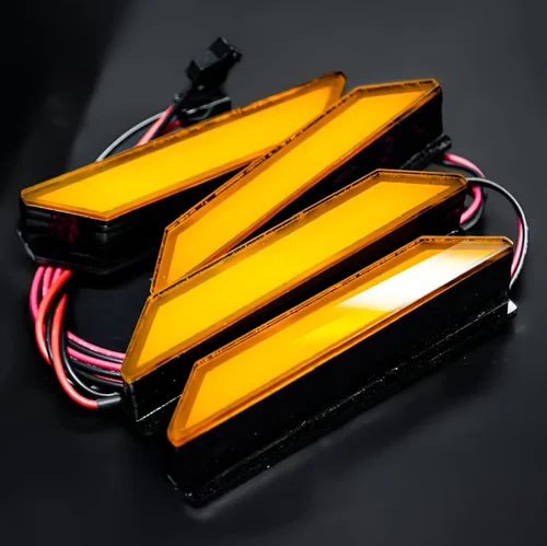 4 Uds. Lámpara de luz de rejilla delantera LED ámbar para FORD RANGER RAPTOR NEXT GEN 2022 2023 2024 2025 P703