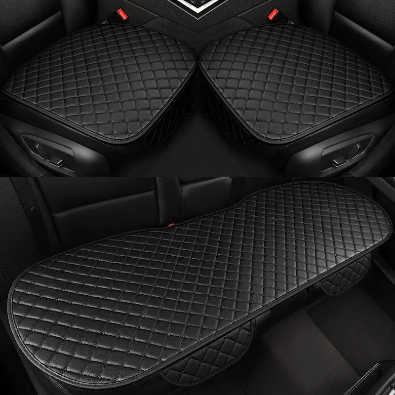 وسادة مقعد عالمية مريحة من نابي فور سيزونز، وسادة مقعد السيارة، مطرزة على شكل نجمة، صف خلفي مضاد للانزلاق، خمسة مقاعد #4