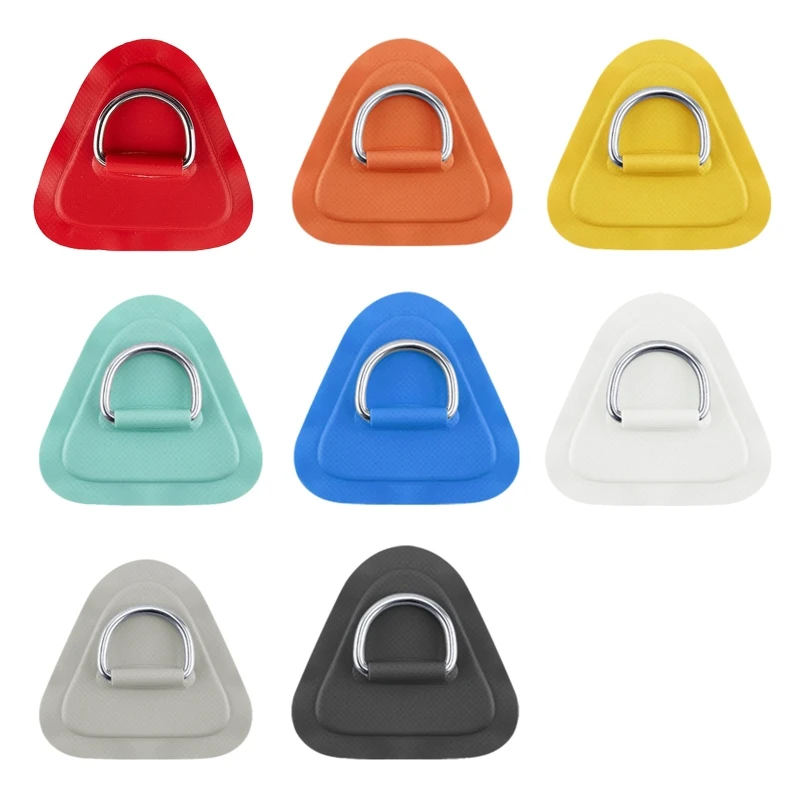 5 個マルチカラー D リングアタッチメントパッド PVC インフレータブルボートいかだサーフボードボード