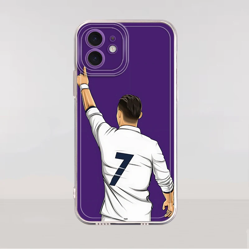 Custodia per Honor X7b 90 Lite X8b X9a X9b Y9 Prime 2019 Cover trasparente Numeri di stelle del calcio