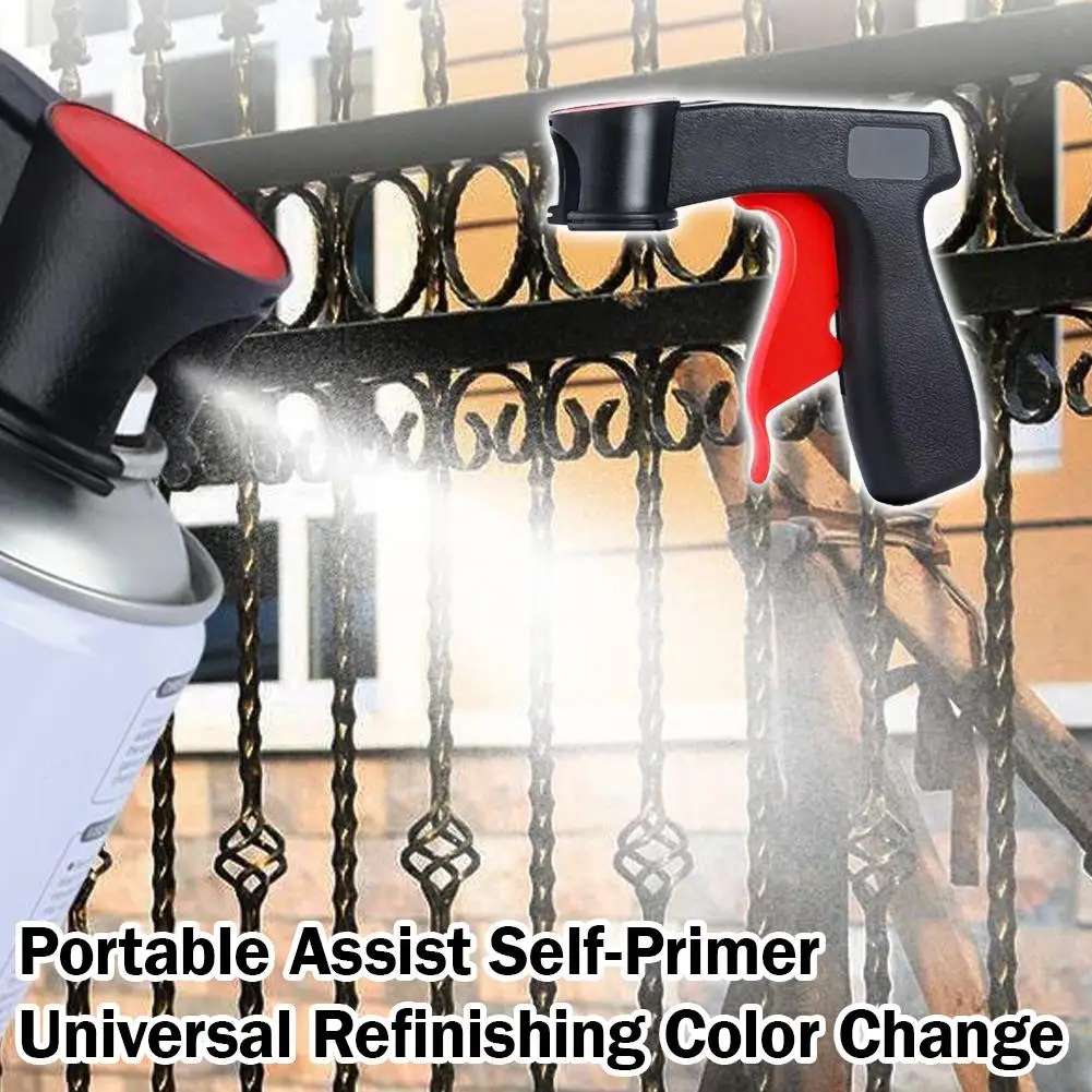 Universelle Spritzpistole aus Kunststoff, unterstützte Handspritzpistole, wiederverwendbarer Hand-Sprühdosenhalter, Werkzeug für Autoreparatur, DIY-Malerei – Detail 8