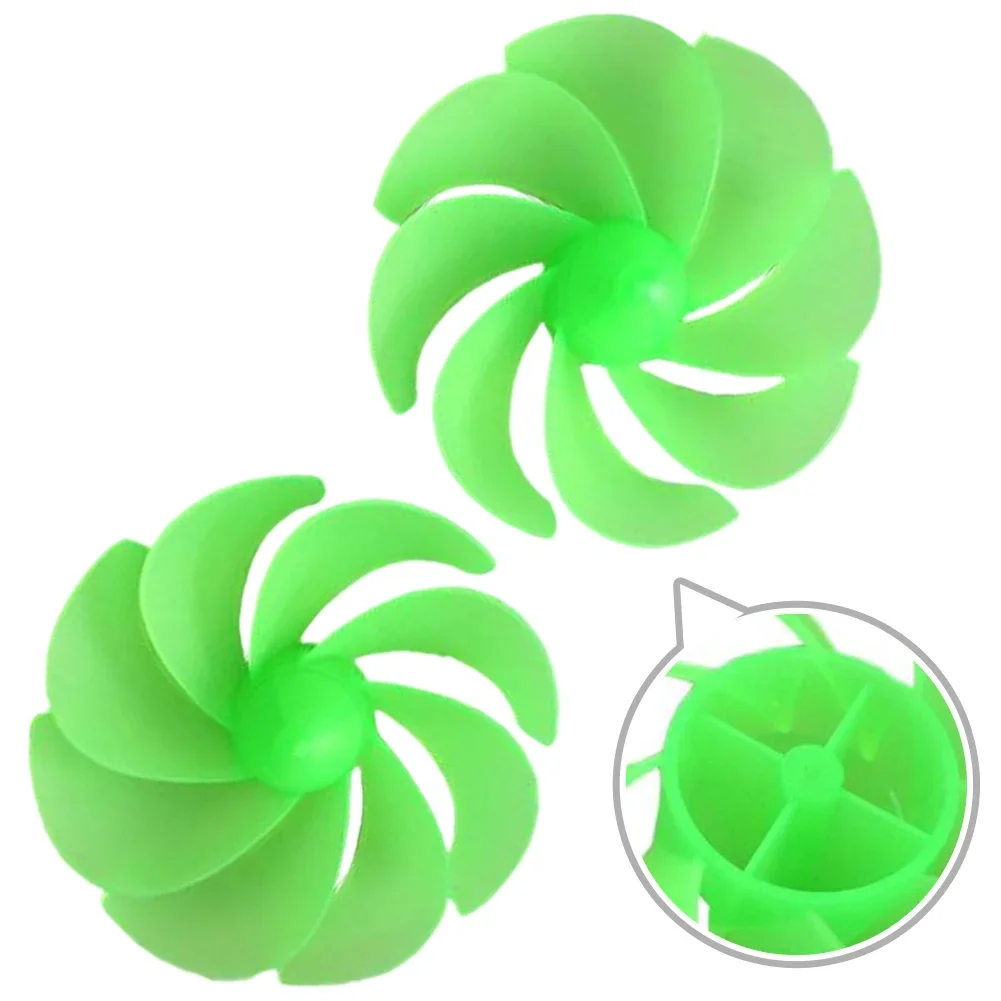 8 Leaf Fan Blade Set for Wind Turbines and Electric Fans Fits Motors with 2mm Shaft Diameter Perfect for Science Projects