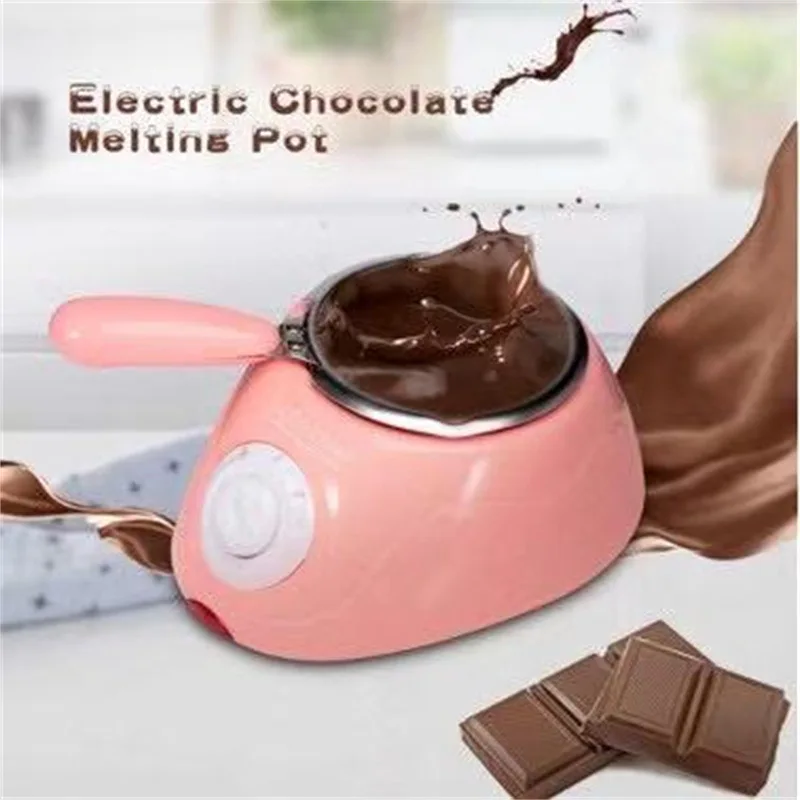 Chocolate Melting Pot Electric Fondue Set Double Chocolate Melting Pot Butter Cheese Melting Heater Suitable for Parties