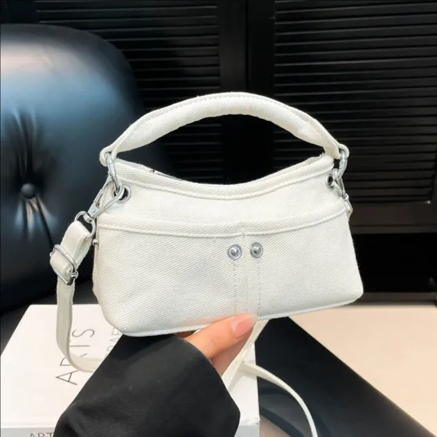 

​2025 New Stylish Square Handbag Simple Solid Color Shoulder Bag Versatile Multi-Pocket Crossbody Purse for Women​