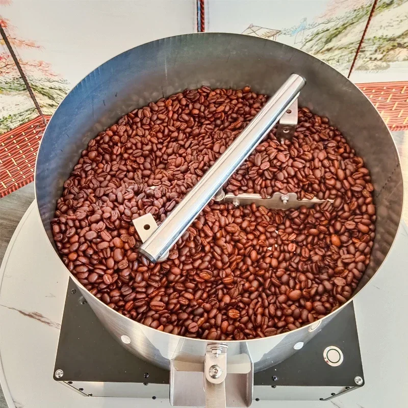 Www لآلة تبريد حبوب البن الكهربائية التجارية مبرد حبوب البن من الفولاذ المقاوم للصدأ 2 كجم آلة تبريد حبوب البن