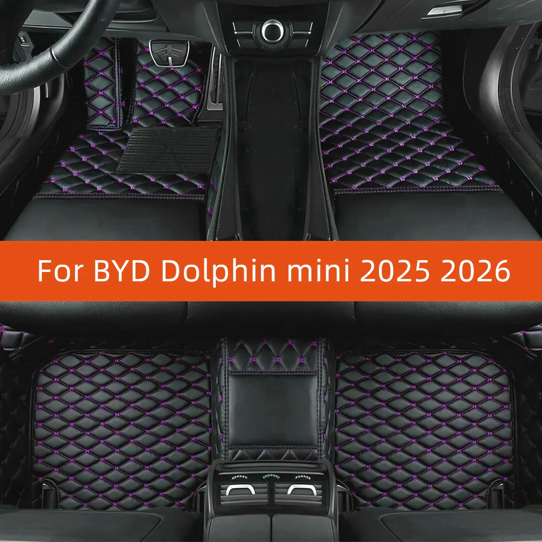 

Custom Leather Car Floor Mat For BYD Dolphin mini 2025 2026 2027 Car Mat Interior Accessories