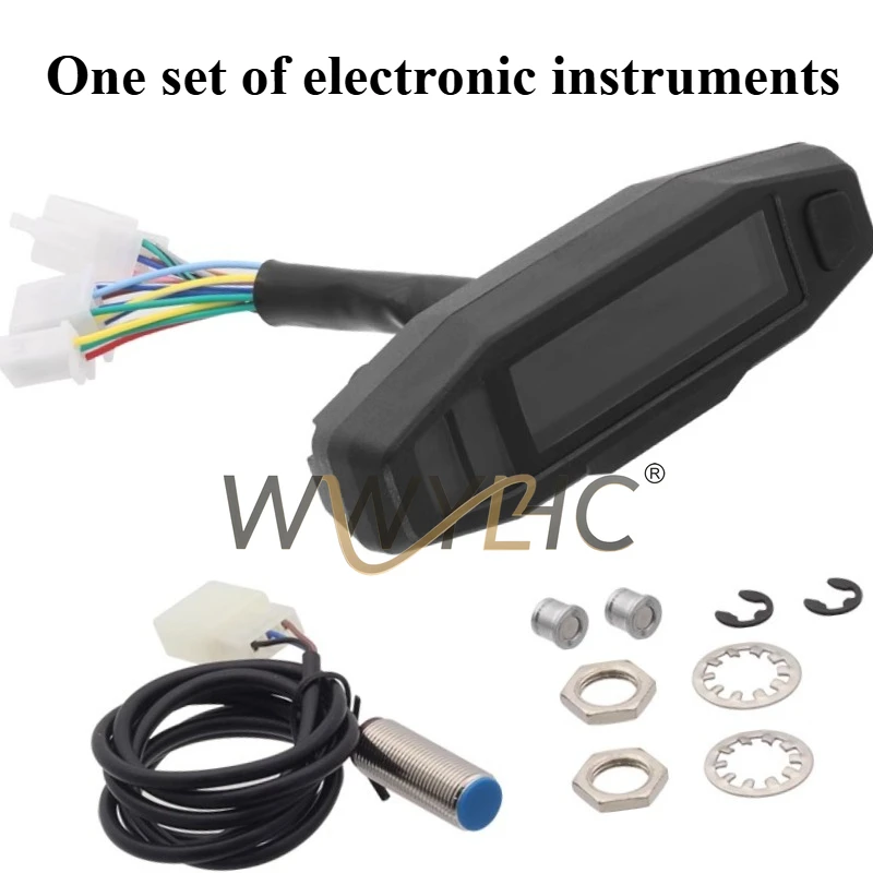 

Подходит для спидометра, тахометра, указателя уровня топлива, жидкокристаллический многофункциональный цифровой электронный прибор высокой четкости