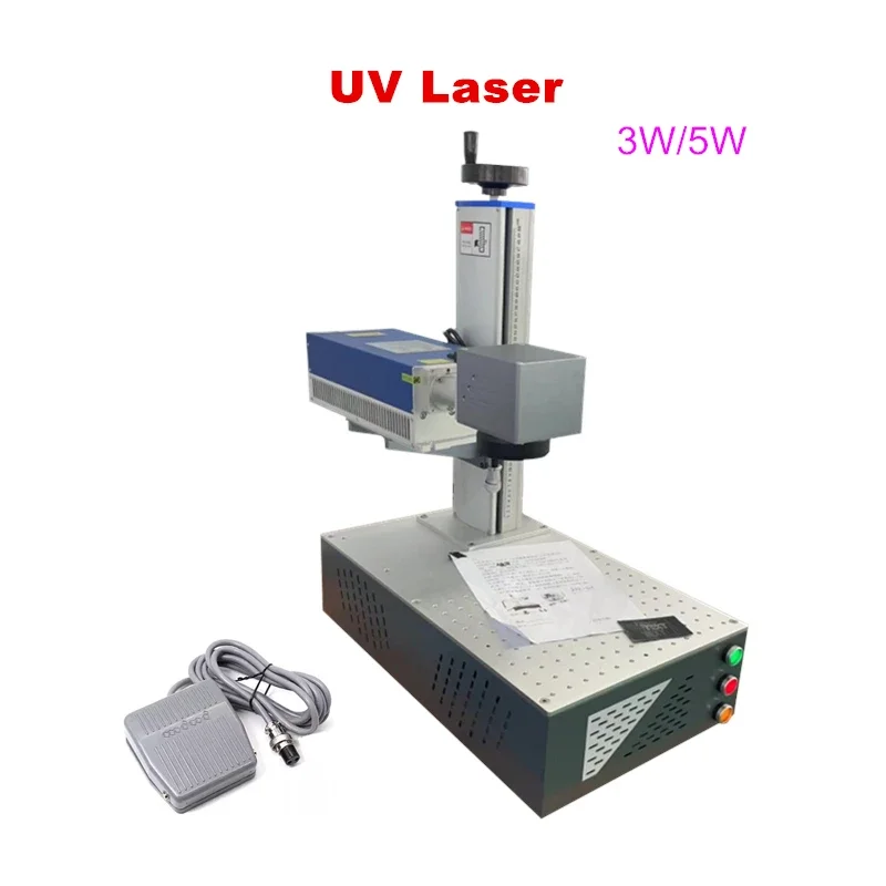 Upgrad 5W UV Laser Marking Machine Glass Engraving Cutting Marker Co2 30W 40W Laser Engraver Cutter for Non-metal Wood Leather