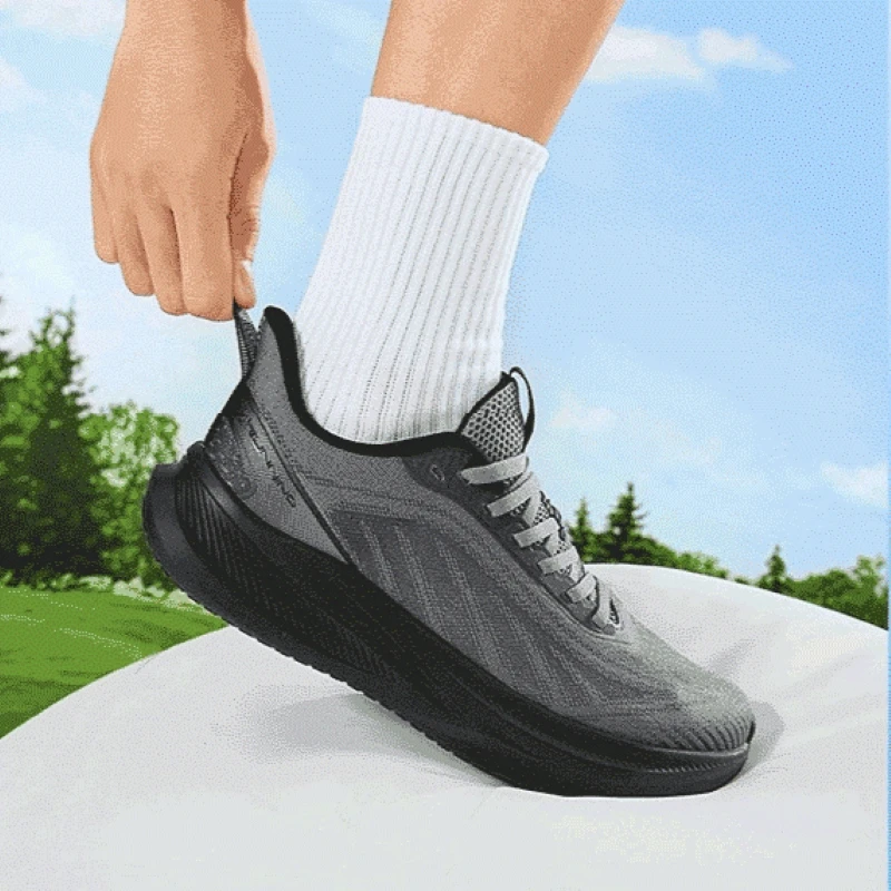 361 Degrees AirFeather 5.0 Men Running Shoes Lightweight Breathable Comfortable Wear-resistant Elastic Sole Sneakers 672612217 view 6