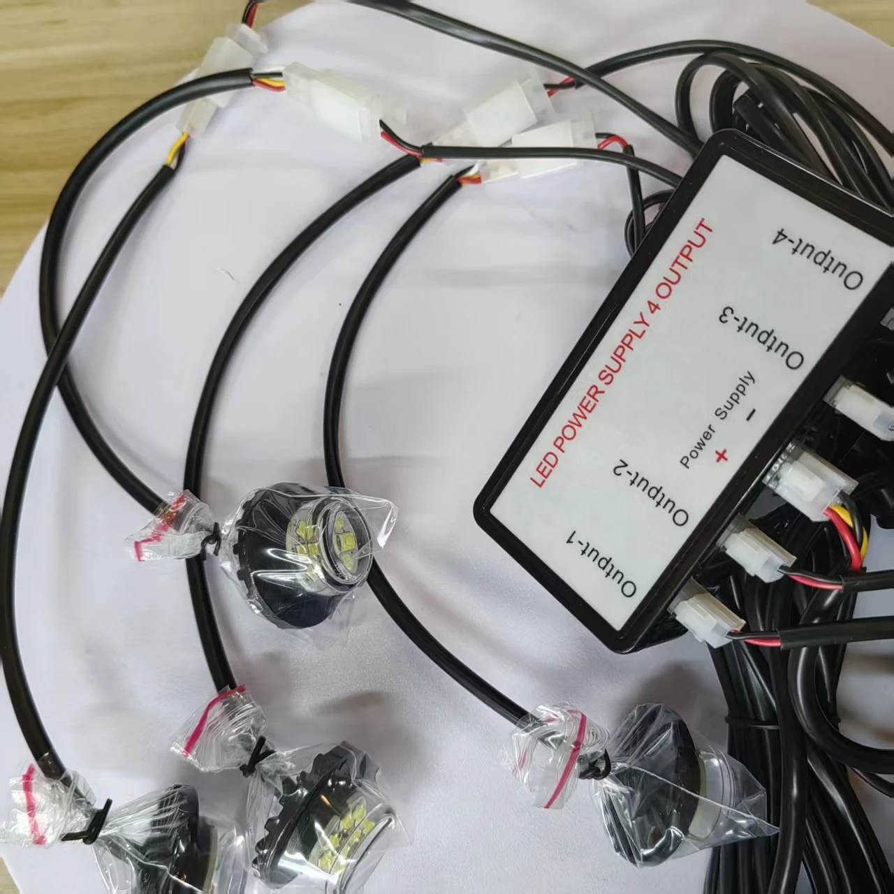 Super Bright 12 LED Surface Mount Strobe Warning Light - IP65 Waterproof Emergency Hazard Beacon for Any Vehicles in stock