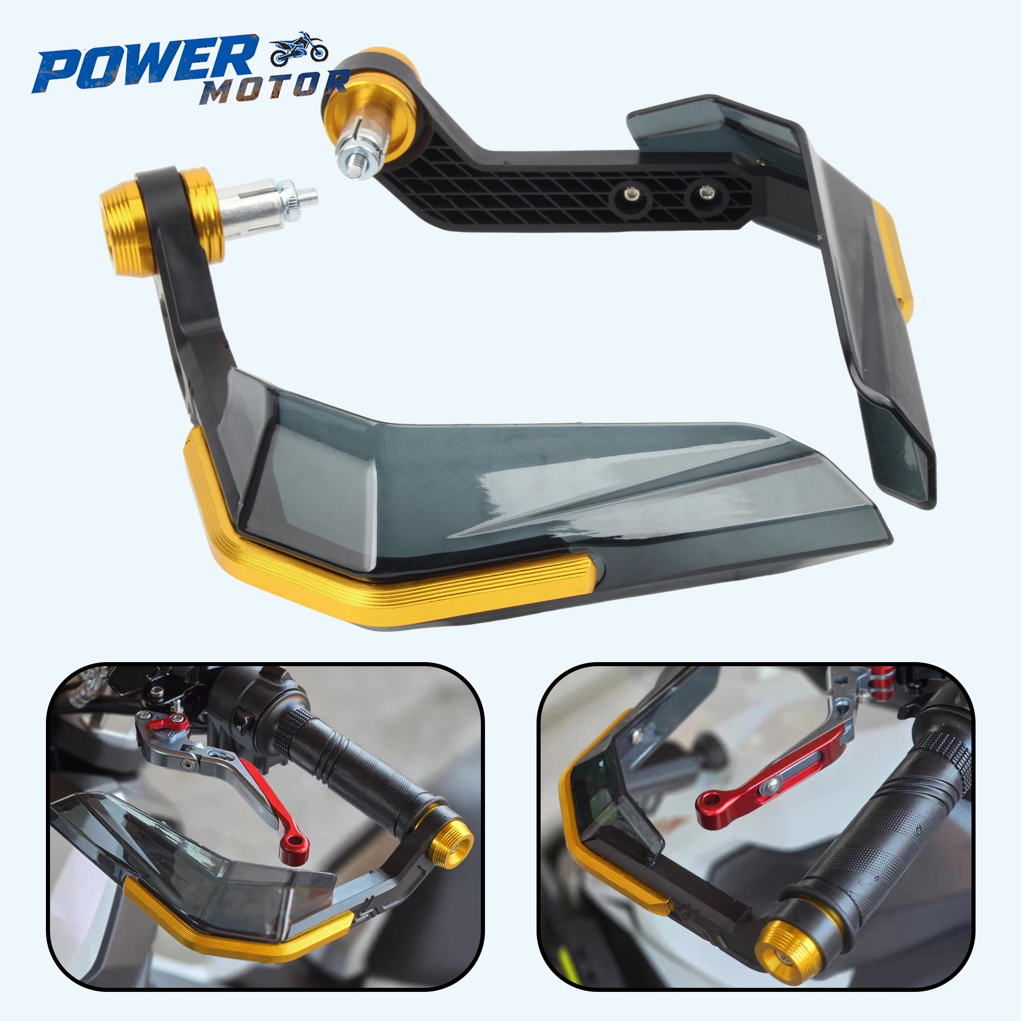 

Motorcycle Handguard Shield CNC Aluminum Universal Windproof Handlebar Protector ATV Off Road Dirt Bike Hand Guard Protective