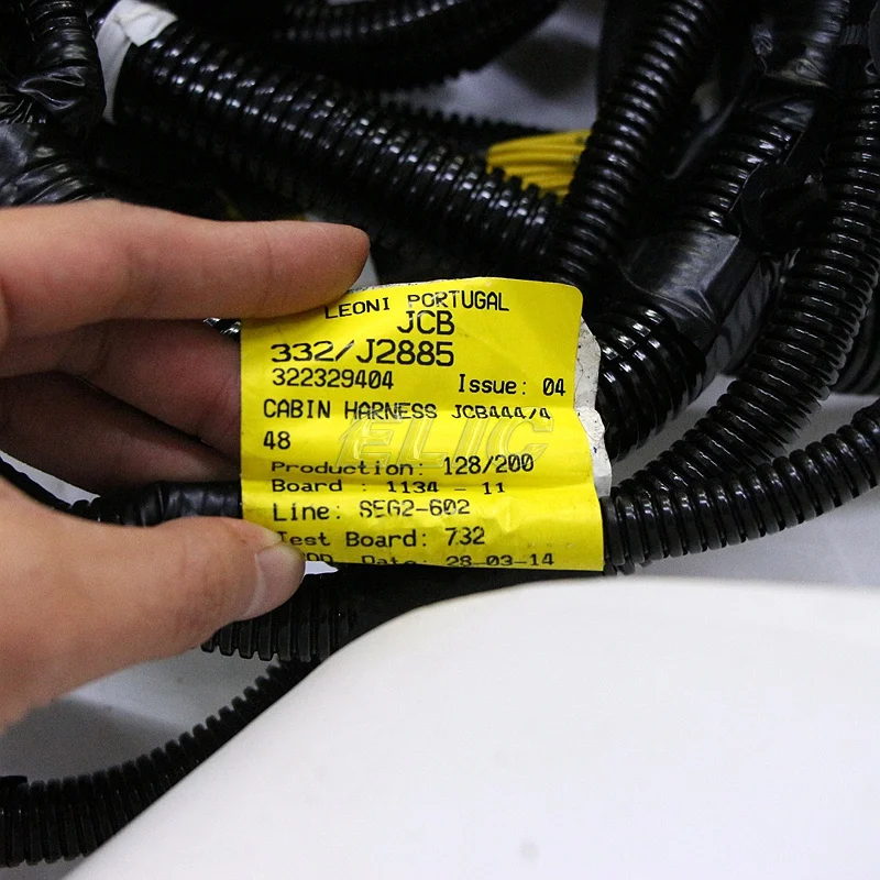 Jx200 Js220 Js235 حفارة حفار سلك تسخير 333/J8122 332/J2885 الأسلاك تسخير لاستبدال Jcb