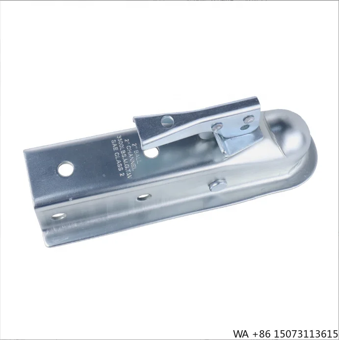 Trailer Towing Hitch 50 mm Round Towing Ball Claw Coupling with Vertical Screw Connection
