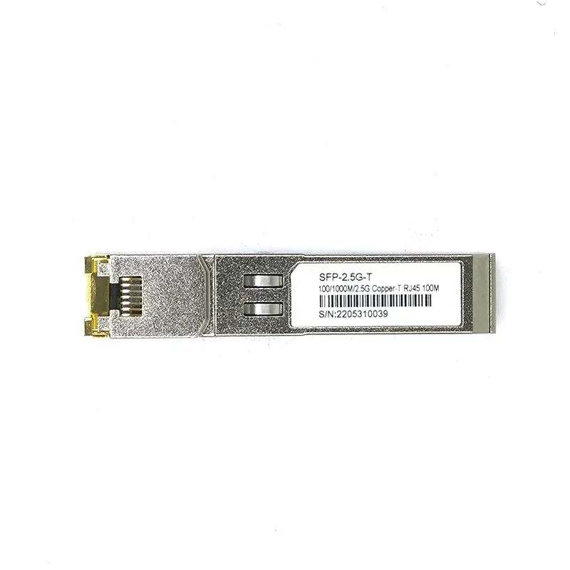2.5G SFP + naar RJ45 Koper โมดูล2.5GB SFP RJ45โมดูล100M voor Cisco Mikrotik TP-Link D-Link