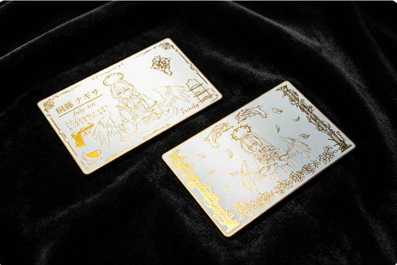 

Anime Blue Archive Kirifuji Nagisa‌ Gold Hot Stamping Game Hobby Collection Foil Card Toys Cosplay Xmas Gifts