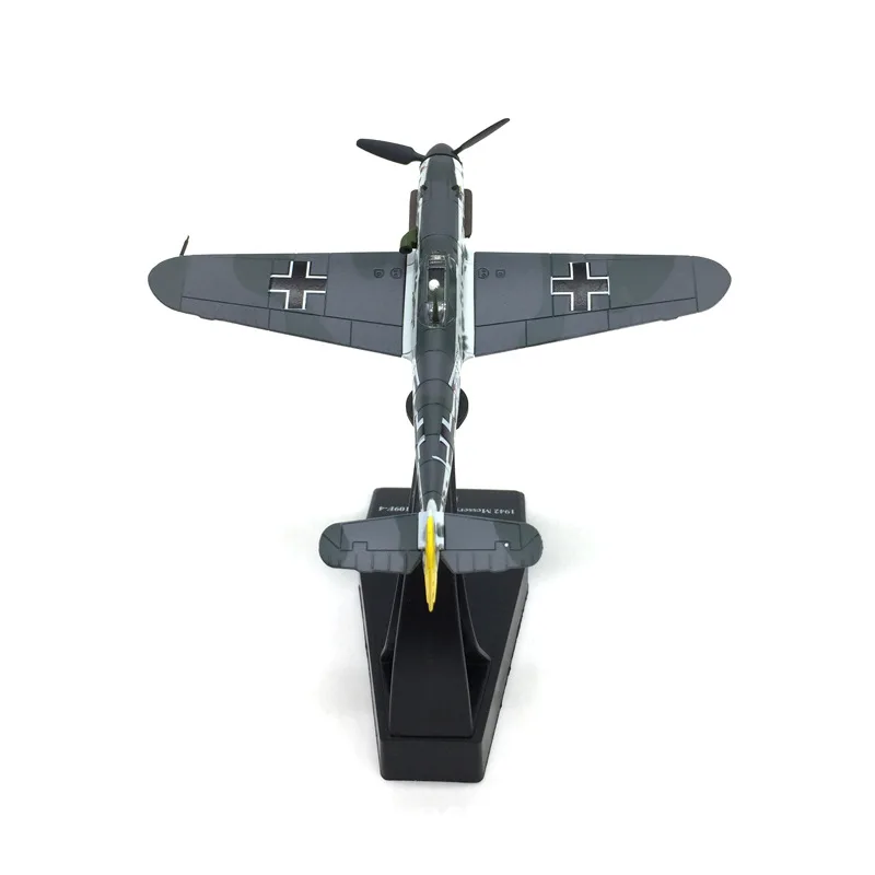 Avión de combate BF109 BF-109, escala 1/72, modelo de avión militar de Metal fundido a presión, avión de juguete para niños, colección de juguetes, modelo de avión