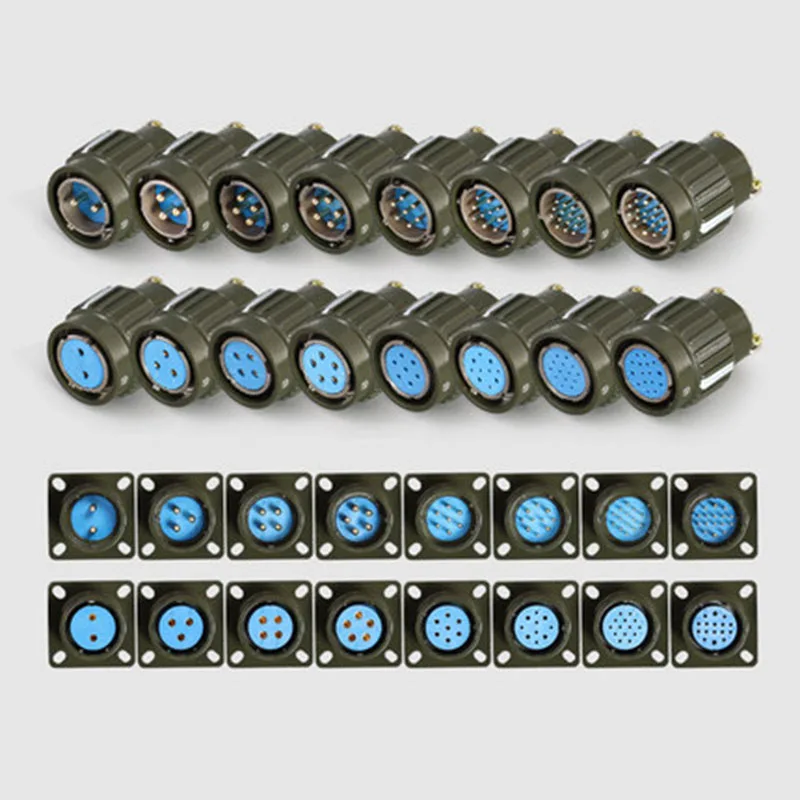 

Y2M-Y21M aviation plug socket 2 3 4 5 7 10 14 16 core male and female quick connector industrial circuit components